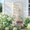 76-inch Tall Mocha Tan Brown Vinyl Garden Trellis