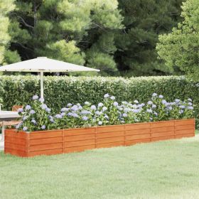 Garden Raised Bed Rusty 189"x31.5"x17.7" Corten Steel
