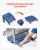 VEVOR Adirondack Ottoman, 15.7L x 18.9W x 13H Inch HDPE Plastic Folding Adirondack Ottoman, Weather-Resistant Foot Rest for Adirondack Chair